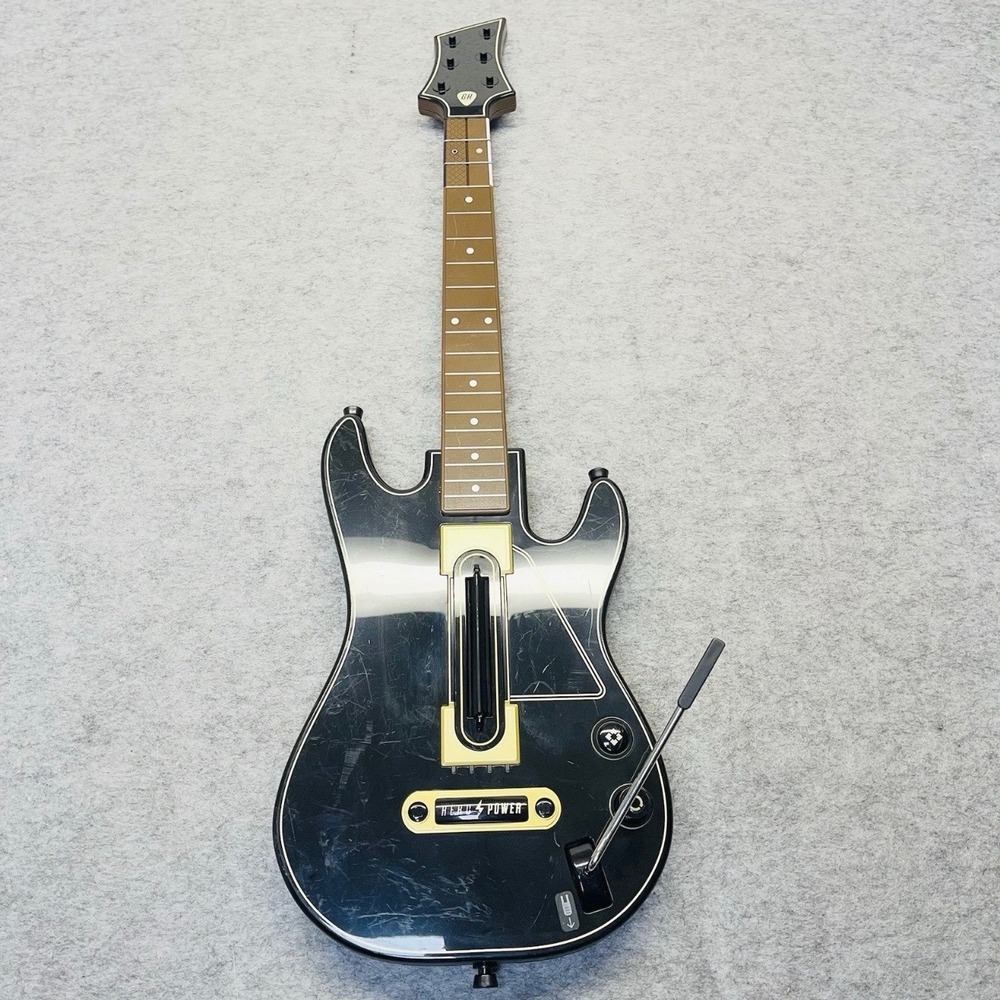 Activision Guitar Hero Live Wireless Controller 0000654 Black Gold Plastic Solid